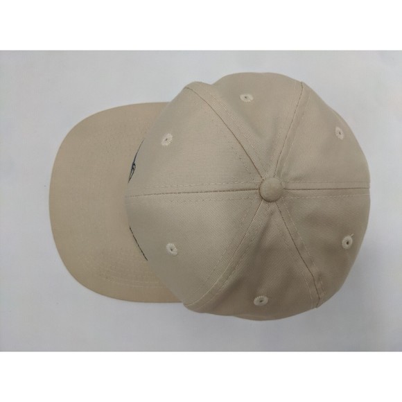 Bevcomm Embroidered Logo Snapback tan adjustable Otto Baseball Hat Cap - Picture 6 of 13